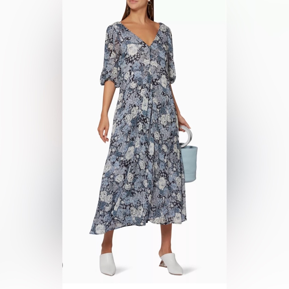 GANNI Heather Floral Maxi